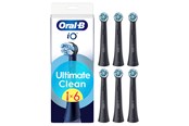 Elektrisk tannbørste - Oral-B Børstehoder iO Ultimate Clean Black - 6 pcs - 8700216195522