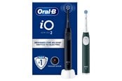 Elektrisk tannbørste - Oral-B Elektrisk tannbørste iO2 Duo Nattsvart/Skogsgrønn - 8700216612418