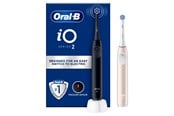 Elektrisk tannbørste - Oral-B Elektrisk tannbørste iO2 Duo Nattsvart/Blekrosa - 8700216612470