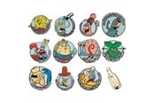 Reklameartikler - FaNaTtik - SpongeBob SquarePants Mystery Pins CDU - Pin/Merke - V-SB15-CDU