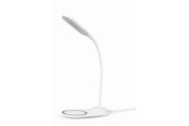 Dekorasjon - Gembird Desk lamp with wireless charger - White - TA-WPC10-LED-01-W