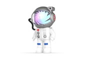 Leketøy - MOB Stellar Light Space Astronaut Projector - STE-LHT-01