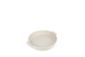 Kjøkkentilbehør - Peugeot Appolia Keramik pie dish cream white 28 cm - 60381