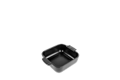 Kjøkkentilbehør - Peugeot Appolia Square oven dish 18 cm satin black - 61562