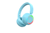 Hodetelefoner - Lalarma Wireless headphone - with ambient light for kids - LALAR-WHWL-BLUE