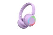 Hodetelefoner - Lalarma Wireless headphone - with ambient light for kids - LALAR-WHWL-PURPLE