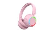 Hodetelefoner - Lalarma Wireless headphone - with ambient light for kids a - LALAR-WHWL-ROSE