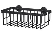 Dekorasjon - tesa ALUXX BLACK Aluminium Wall-mounted Shower Basket - 40506-00000-00