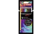 Skrive- & Tegneverktøy - STABILO Aquacolor - Watercolor Colored Pencil - ARTY - Set 12 Pcs. - 1612/1-20