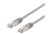 Nettverkskabel - Deltaco patch cable - 1 m - grey - Grå - 1meter - SFTP-61H