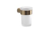 Baderomstilbehør - Gedy Piren tannbørsteholder - Børstet messing - 30684