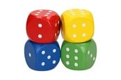 Treleker - Playwood Wooden Dice Set Large 4pcs. - RS469