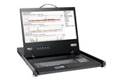 KVM-switch - Eaton series 16-Port Rack Console VGA KVM Switch w/ 19" LCD 1U TAA - B040-016-19