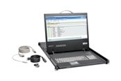 Skjerm - 19" Eaton Series Rack Console 1URM DVI VGA for KVM Switch 19" LCD 1080p Rackmount TAA - B021-000-19-HD2