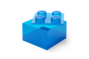 Barnerom - LEGO Storage Brick 4 Top Lid Translucent Blue - 40090805