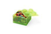 Barnerom - LEGO Storage Brick 4 Top Lid Translucent Light Green - 40090806