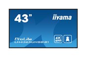 Digital skilting & Hotell TV - iiyama ProLite LH4365UHSB-B1 - 3840x2160 (4K) - 60Hz - IPS - LH4365UHSB-B1