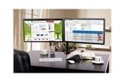 Skjermholder - IC INTRACOM TECHly stand - for 2 LCD displays - black - ICA-LCD 382-D