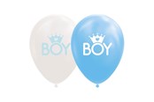 Leketøy - Globos Balloons Son Baby Blue/White 30cm 8pcs. - 1129014