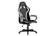 Gamingstol - DUTZO DASH Junior Gamingstol - Svart/Hvit - PU-lær - Opptil 110 kg - DGC-DASH-BW