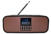 DAB, nettverks- og klokkeradio - Scansonic PA8001 DAB+ radio with wireless charger - DAB+/FM - Svart - PA8001