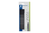 Skrive- & Tegneverktøy - Staedtler Fineliner triplus rPP black 4pc Bl - 334-9 BK4