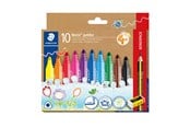 Skrive- & Tegneverktøy - Staedtler Fibre-tip Noris jumbo 10pcs wallet - 328-B C10P