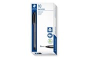 Skrive- & Tegneverktøy - Staedtler Ballpoint pen ball 4320 10 pcs M black - 4320 M-9
