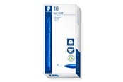 Skrive- & Tegneverktøy - Staedtler Ballpoint pen ball 4320 10 pcs M blue - 4320 M-3