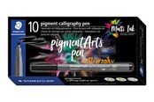 Skrive- & Tegneverktøy - Staedtler pigment calligraphy pen 10 pcs indigo - 375-36
