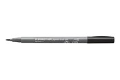 Skrive- & Tegneverktøy - Staedtler pigment brush pen 10 pcs light black - 371-90