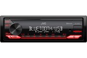 DAB, nettverks- og klokkeradio - JVC KD-X282BT car radio - RED - Rød - KD-X282BT