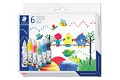 Hobbyartikler - Staedtler Ready-mix paint 6pcs box - 8853 C6