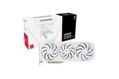 Grafikkort - PowerColor Radeon RX 9070 XT Hellhound Spectral White - 16GB GDDR6 RAM - Grafikkort - RX9070XT 16G-L/OC/WHITE