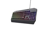 Tastatur - Trust GXT 836 Evocx Illuminated Gaming Keyboard - Black (Nordic) - Gamingtastatur - Nederlandsk - Svart - 24997