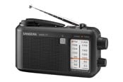 DAB, nettverks- og klokkeradio - Sangean -MMR-77 - Portable Radio - AM/FM - Stereo - MMR-77 MATT BLACK