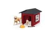 Schleich - Schleich Farm World Dog Kennel with Golden Retriever - 42722