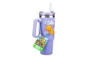 Reklameartikler - Paladone - Minecraft Purple 900ml Insulated Cup and Straw - Krus - PP14948MCF