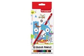 Skrive- & Tegneverktøy - Bruynzeel Kids Colored Pencils 12 pcs. - 60112002