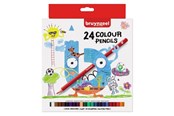 Skrive- & Tegneverktøy - Bruynzeel Kids Colouring Pencils 24 pcs. - 60112003