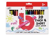 Skrive- & Tegneverktøy - Bruynzeel Kids Short Thick Colored Pencils 20 pcs. - 60112020