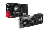 Grafikkort - ASRock Radeon RX 9070 XT Steel Legend Dark - 16GB GDDR6 RAM - Grafikkort - 90-GA5VZZ-00UANF