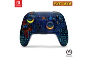 Spill - Tilbehør - PowerA avansert trådløs kontroller for Nintendo Switch med Lumectra – PAC-MAN™ neonspillehall - Wireless Controller - Nintendo Switch - NSGP0458-01