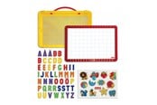 Lek & Lær - Quercetti - Magnetic Board Letters in Storage Case - 5241