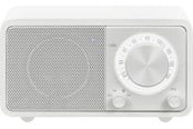 DAB, nettverks- og klokkeradio - Sangean Genuine Mini WR-7 FM Radio Matt White - FM - A500410