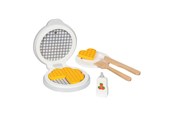 Lekekjøkken & Utstyr - Goki - Wooden Waffle Maker with Accessories 9 pcs. - 51532