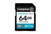 Minnekort - Kingston Canvas Go! Plus SD - 200MB/s - 64GB - SDG4/64GB