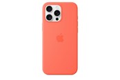 Mobil - Deksel og etui - Apple iPhone 16 Pro Max Silicone Case with MagSafe - Tangerine - MDGX4ZM/A