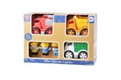 Leketøysbil - PLAY - Work Vehicles with Figures Playset 6pcs. - 9413