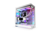Kabinett - NZXT H9 Flow RGB+ (2025) - All White - Controller incl - Kabinett - Miditower - Hvit - CM-H92FW-P1